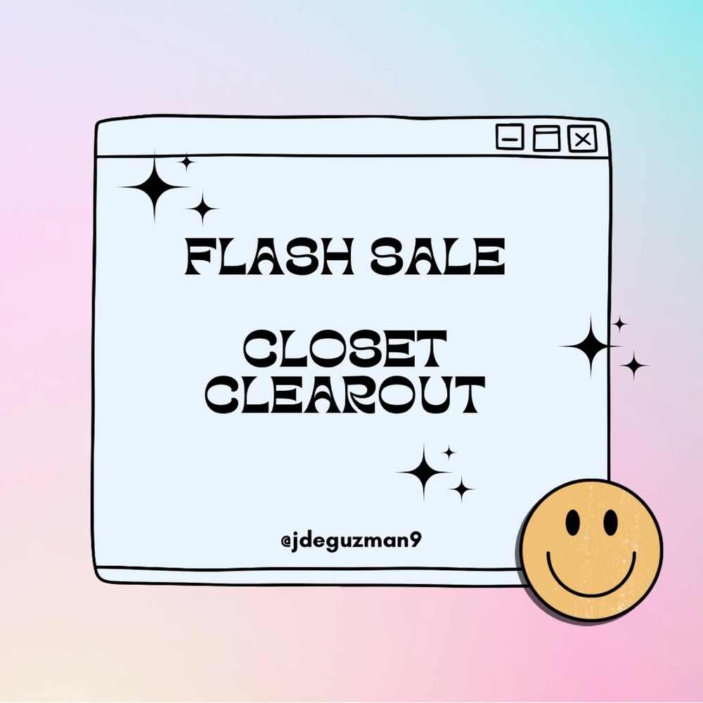 Like to shop my flash sale!